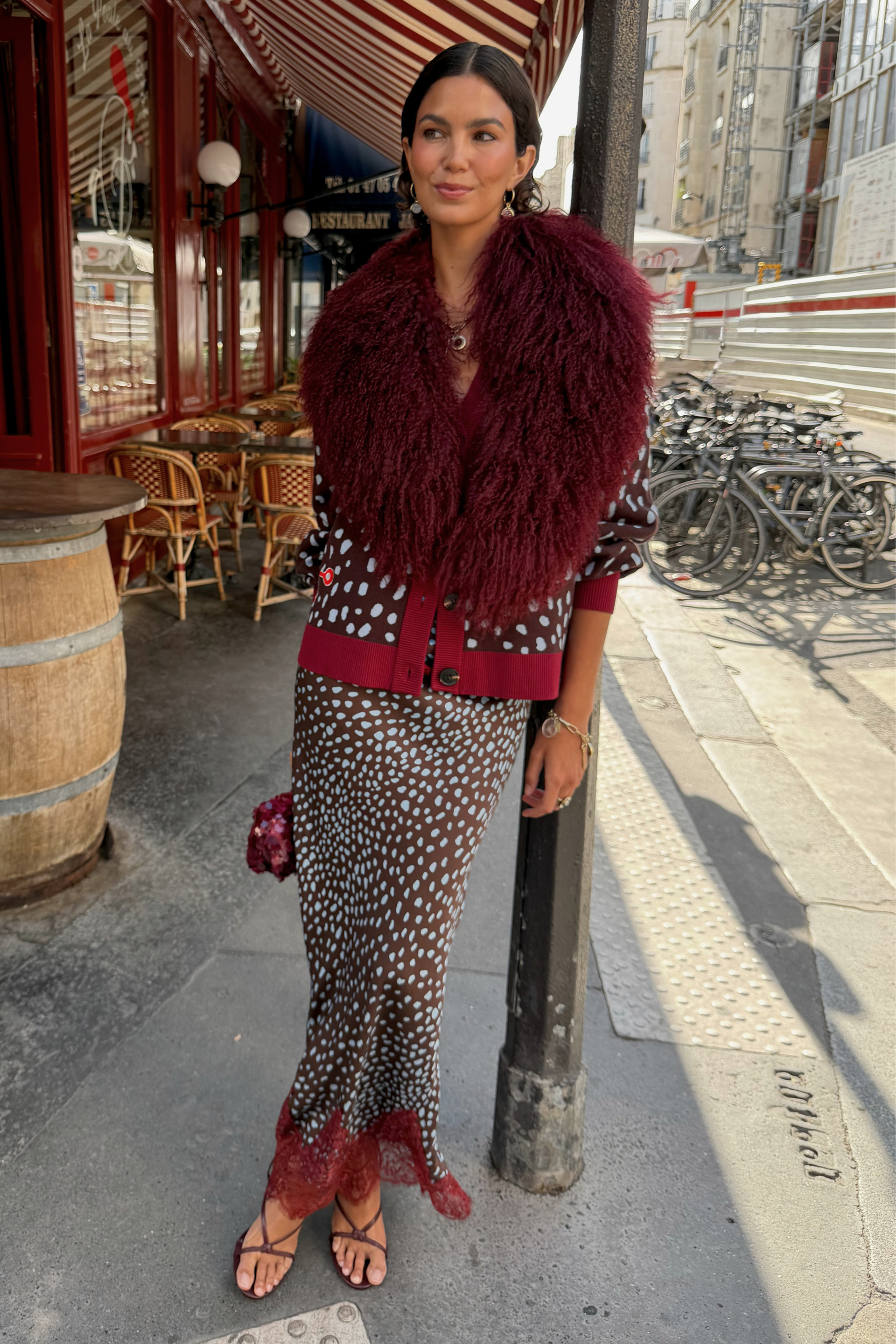 Chocolate Deer Midi Maeva Skirt