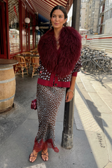 Chocolate Deer Midi Maeva Skirt