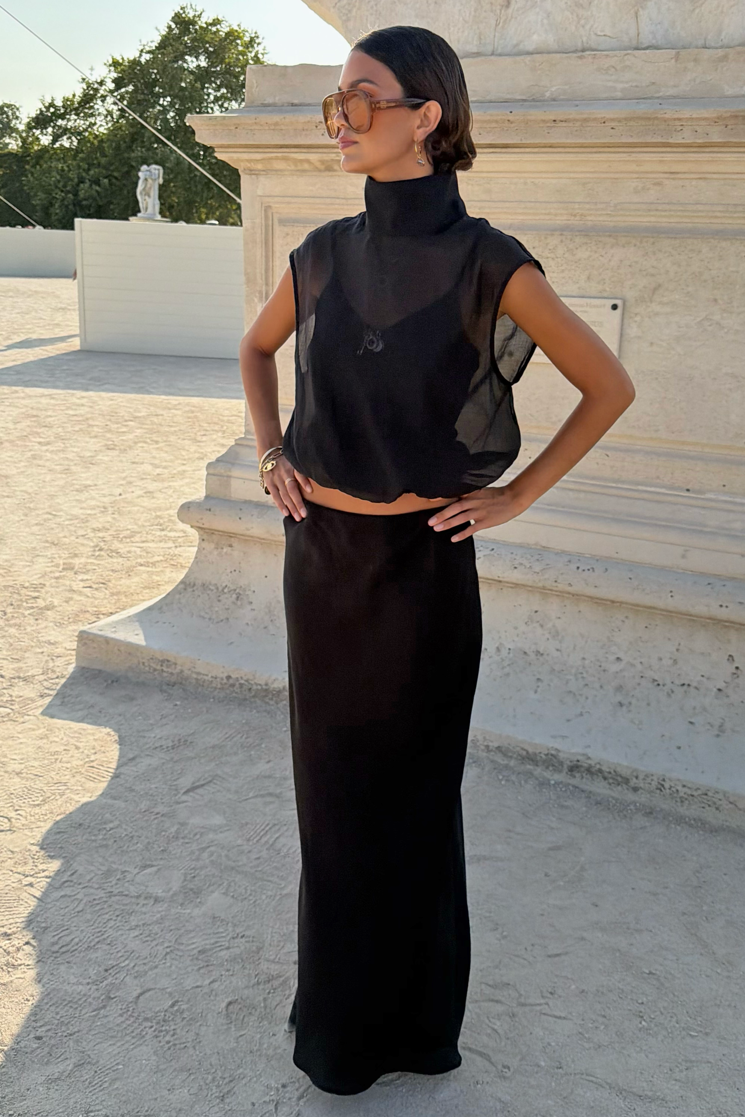 Black Daphne Skirt