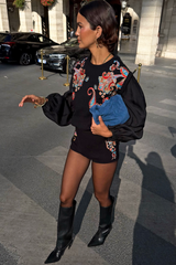 Black Paisley Hot Pants
