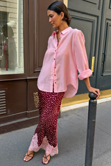 Burgundy Deer Maeva Skirt