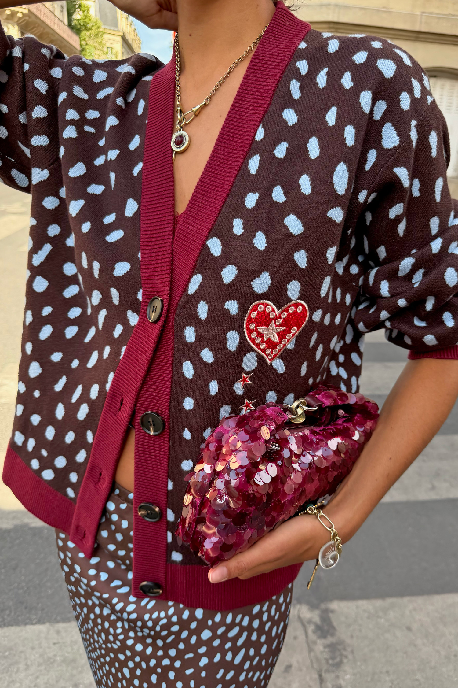 Chocolate Deer Cardigan