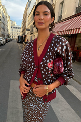 Chocolate Deer Cardigan