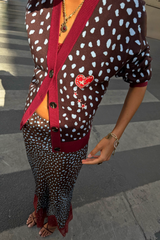 Chocolate Deer Cardigan