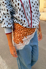 Deer Bandana with Lace