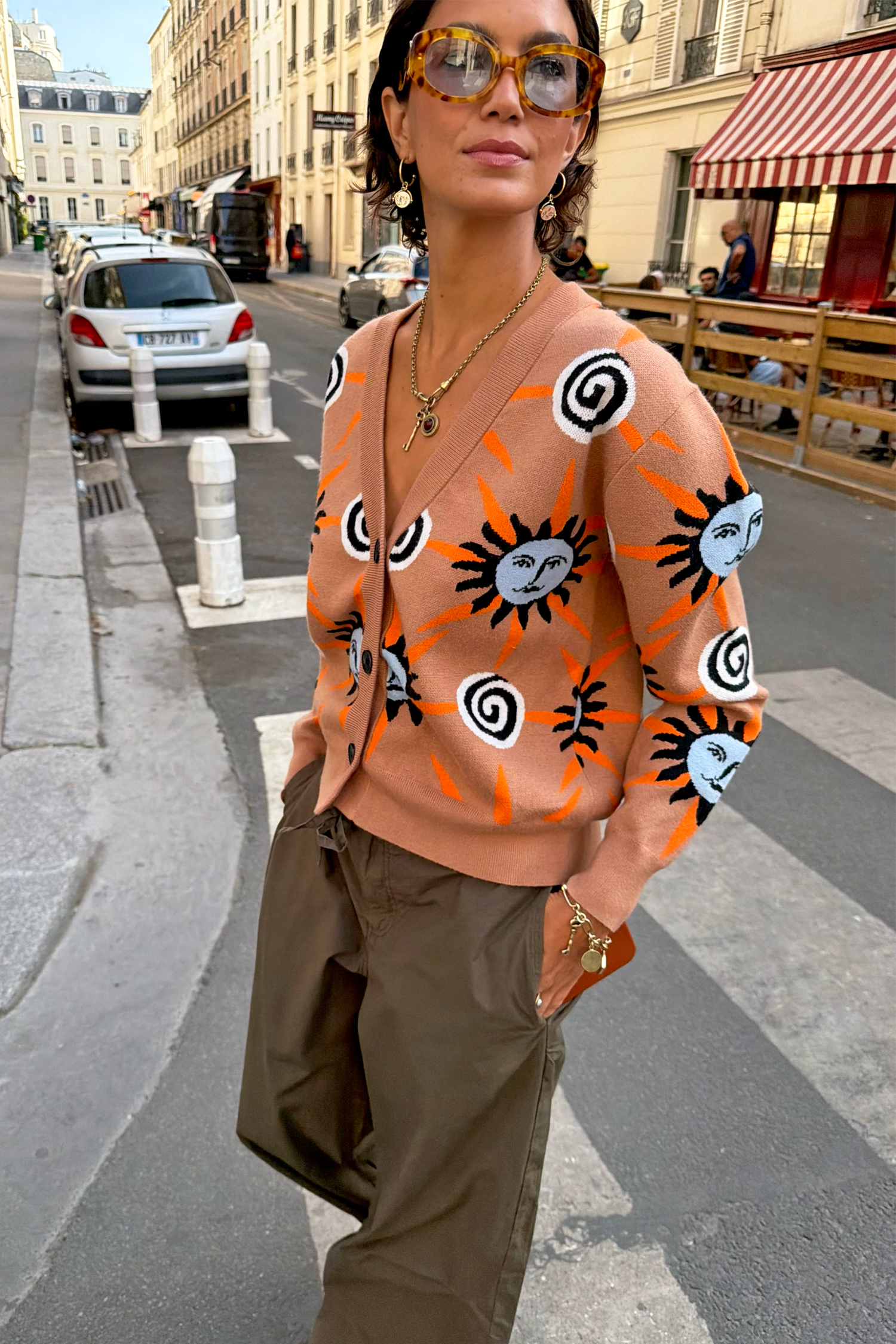 Tan Sun Hannah Cardigan
