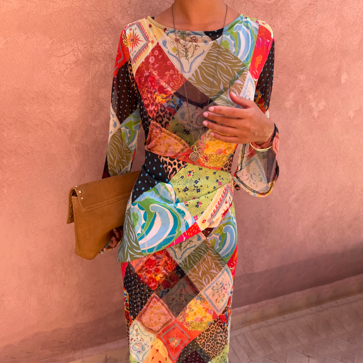 Jardin Du Soleil Aria Mesh Dress