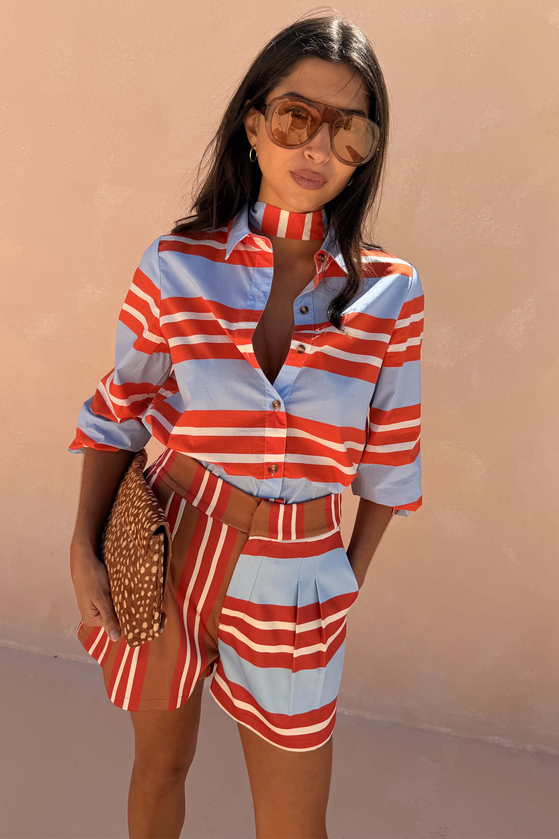 Multi Stripe Tate Shorts