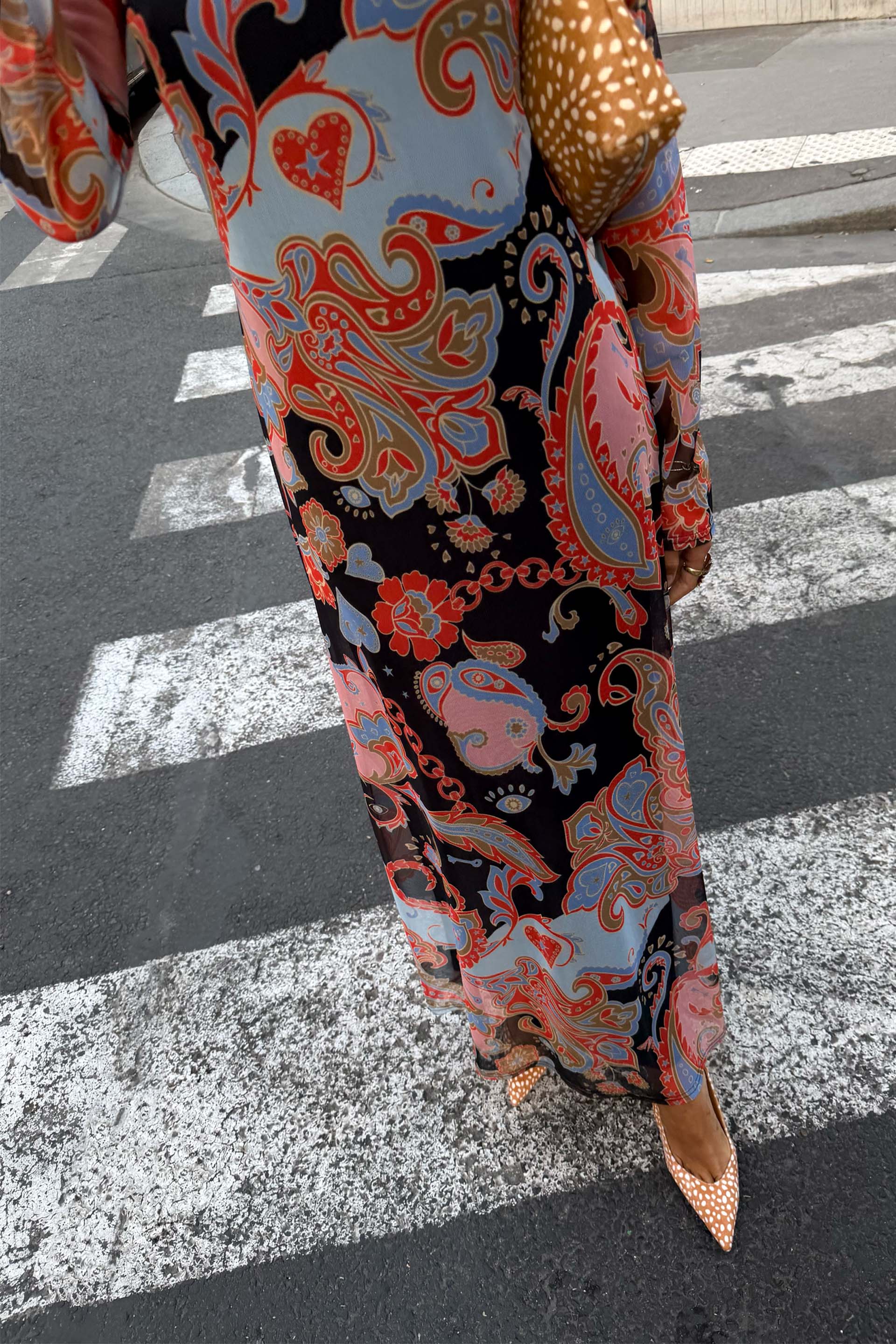 Paisley Aria Mesh Dress