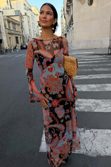 Paisley Aria Mesh Dress