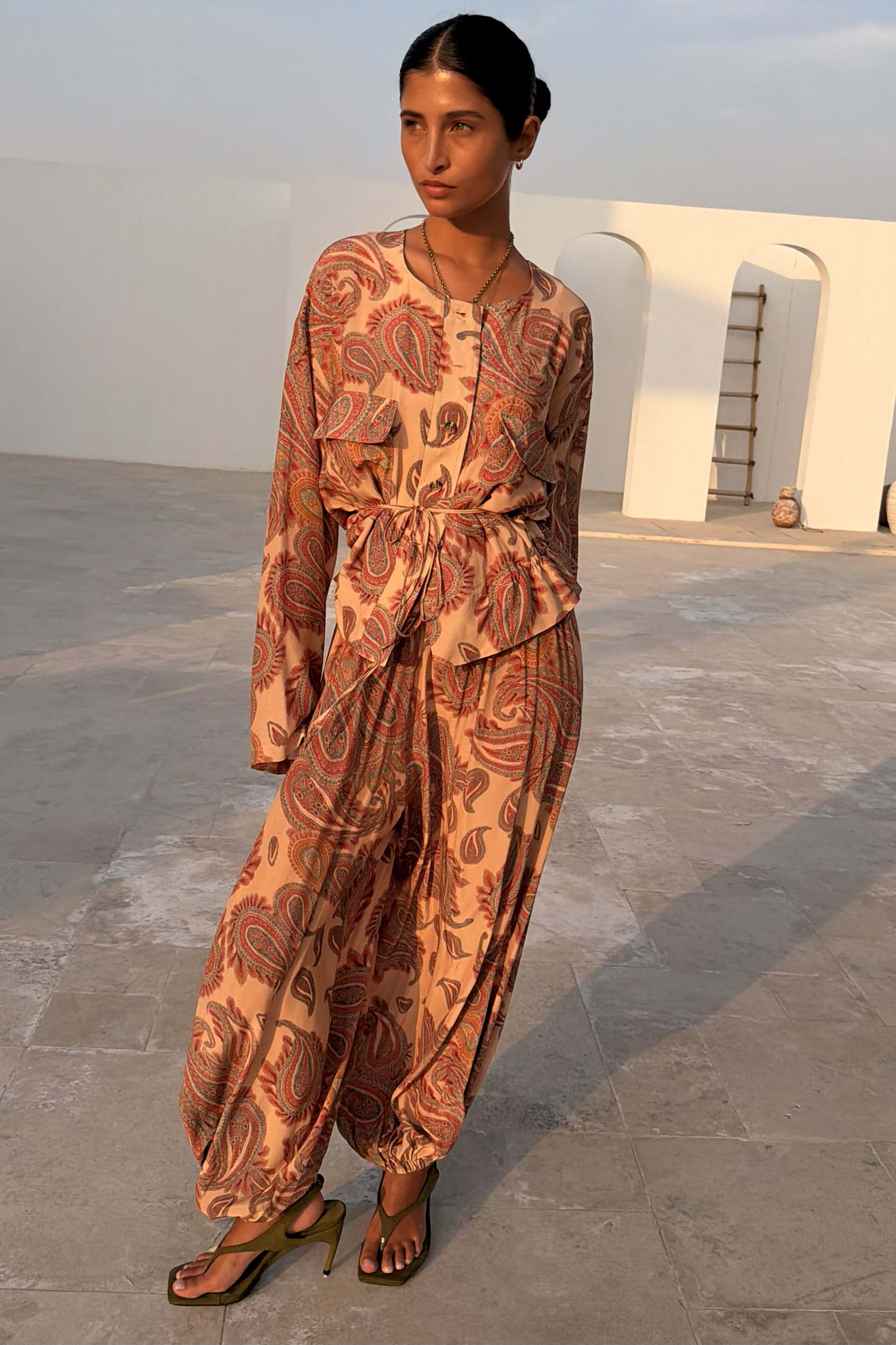 Paisley Balloon Trousers