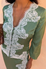 Green Lace Romi Top
